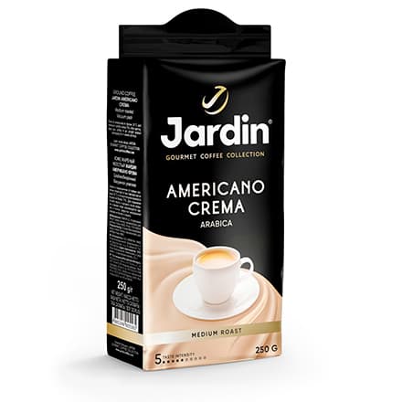 Кофе молотый Jardin Americano Crema, 250 гр