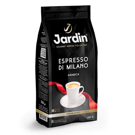 Кофе в зернах Jardin Espresso Di Milano, 250 гр