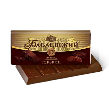 Шоколад Бабаевский горький, 60 гр