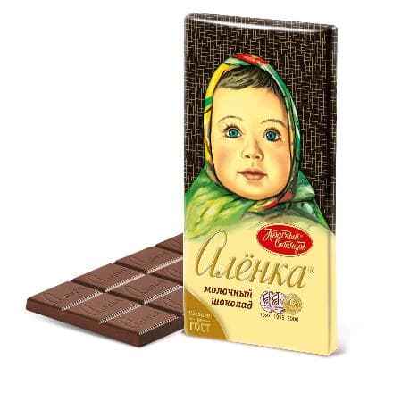 Классический молочный шоколад Алёнка 90 г