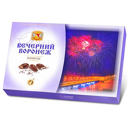 Конфеты Вечерний Воронеж, Воронежская кондитерская фабрика, 230 гр