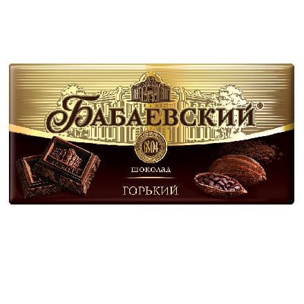 Шоколад Бабаевский горький, 90 гр