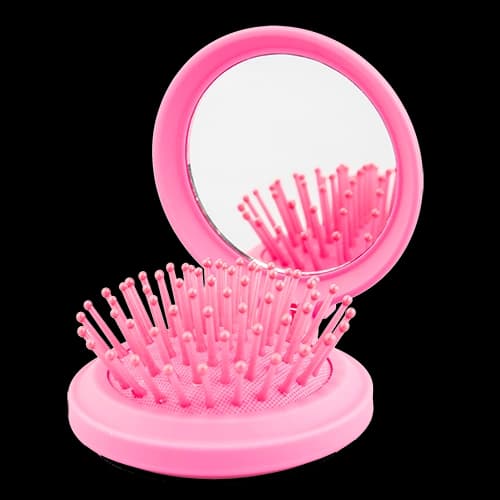 Щетка для волос LADY PINK FAVS bright массажная мини круглая soft touch