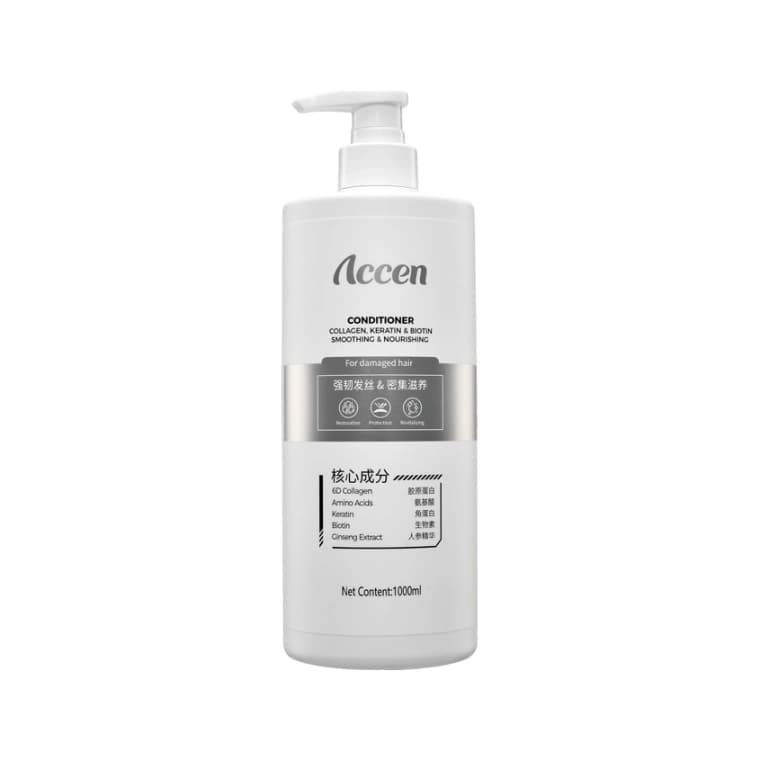 Кондиционер для волос ACCEN COLLAGEN, KERATIN & BIOTIN питательный для гладкости волос