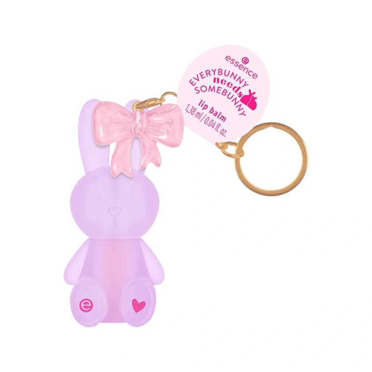 Бальзам для губ ESSENCE EVERYBUNNY NEEDS SOMEBUNNY с брелоком