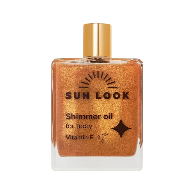 Масло-шиммер SUN LOOK (золотой) 100 мл