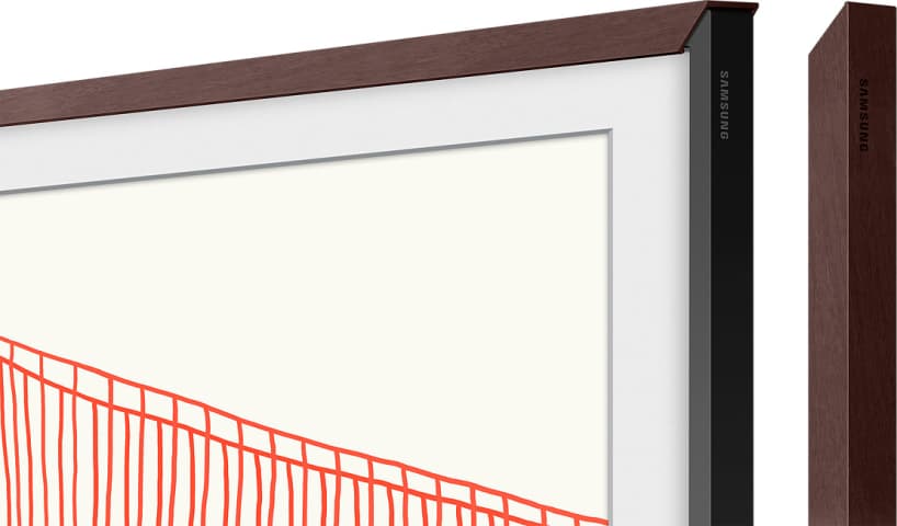 Дополнительная ТВ рамка Samsung для телевизоров 43" The Frame 2021, коричневый