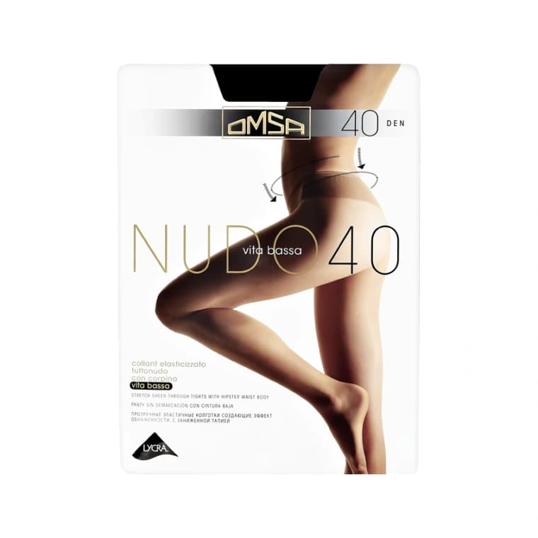 Колготки женские OMSA NUDO VITA BASSA 40 den (Daino) р-р 2
