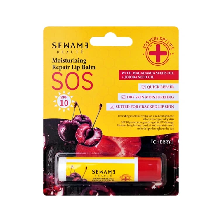 Бальзам для губ SEWAME SOS увлажняющий (вишня) 4,8 г